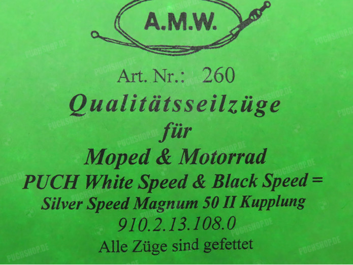 Cable Puch X50 2M clutch cable A.M.W.